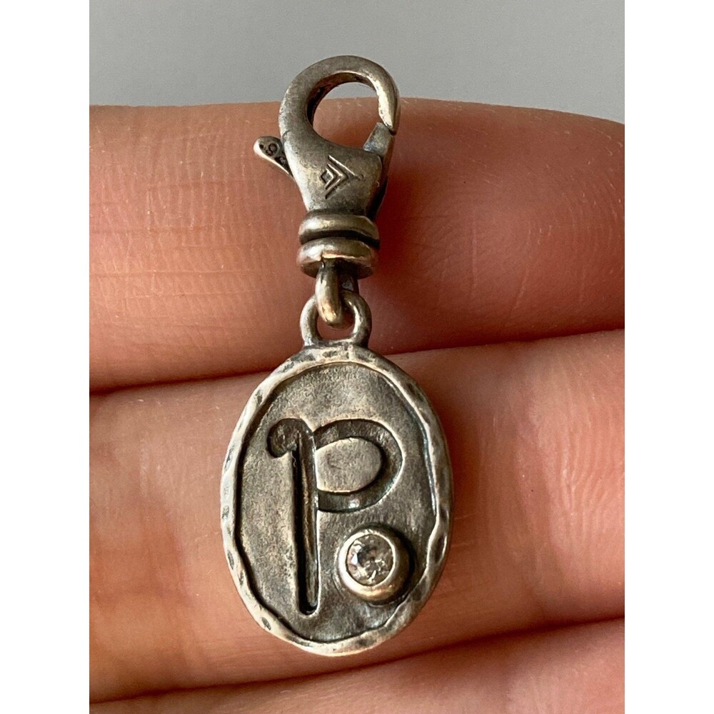 Silpada 925 sterling silver initial P charm